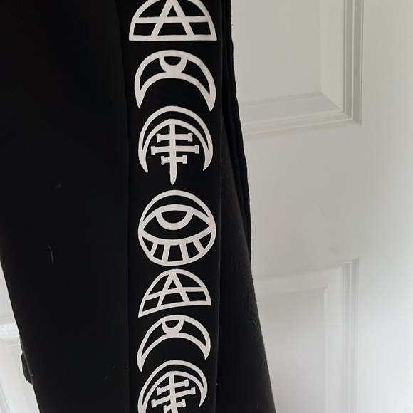 🧿 EVIL EYE 🪬 MOON 🌚 WICCAN CARDIGAN🧙🏻♀️🐈⬛sz.MEDIUM - Picture 13 of 13
